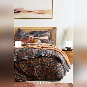 Anthropologie Agnes Duvet + 2 pillow shams